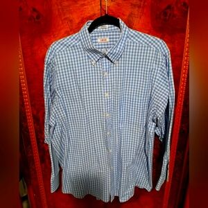 IZOD Men's Blue Checkered Shirt